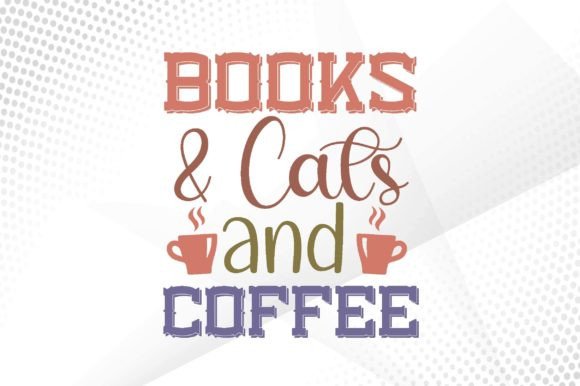 Books Cats and Coffee SVG Review for Embroidery Projects