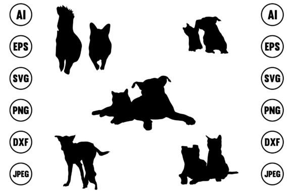 DOG and CAT SILHOUETTE Embroidery Design Review