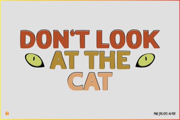 Don't Look at the Cat, Funny Cat Embroidery Review
