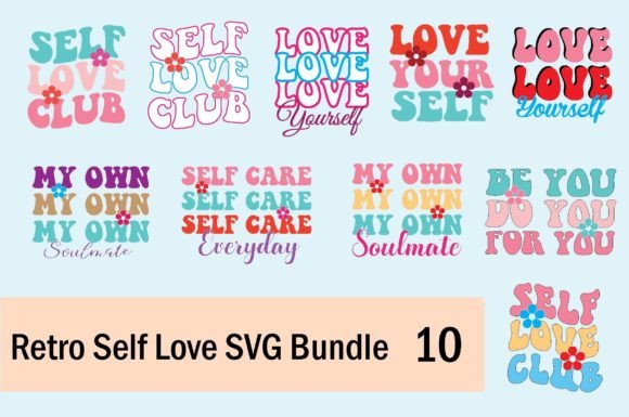 Retro Self Love SVG Bundle Review