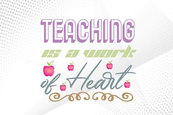 Retro Teaching is a Work of Heart SVG Review